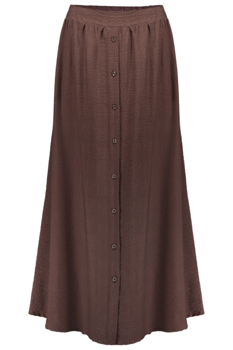 Geisha bruine dames rok | Vooraanzicht