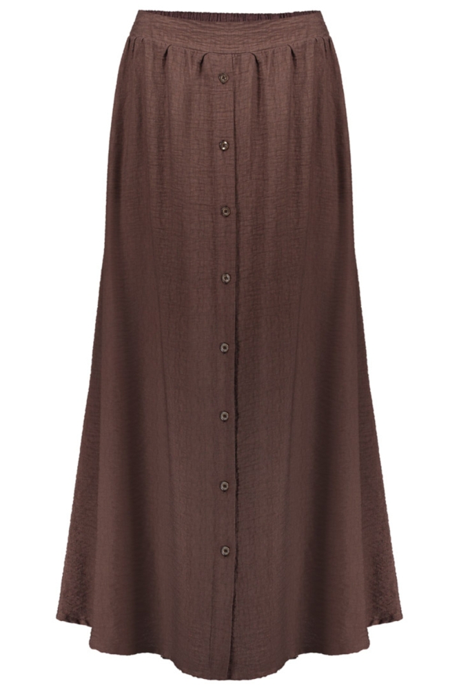 Geisha bruine dames rok | Vooraanzicht