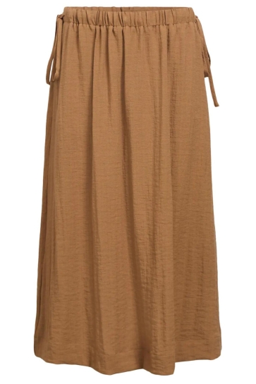 Object Rok OBJRINI MIDI SKIRT 145 ND 23049245 TOASTED COCONUT