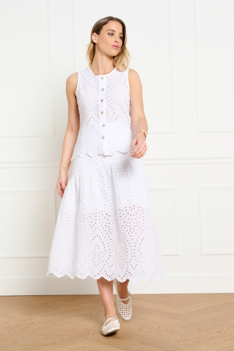 LolaLiza witte dames rok | Model