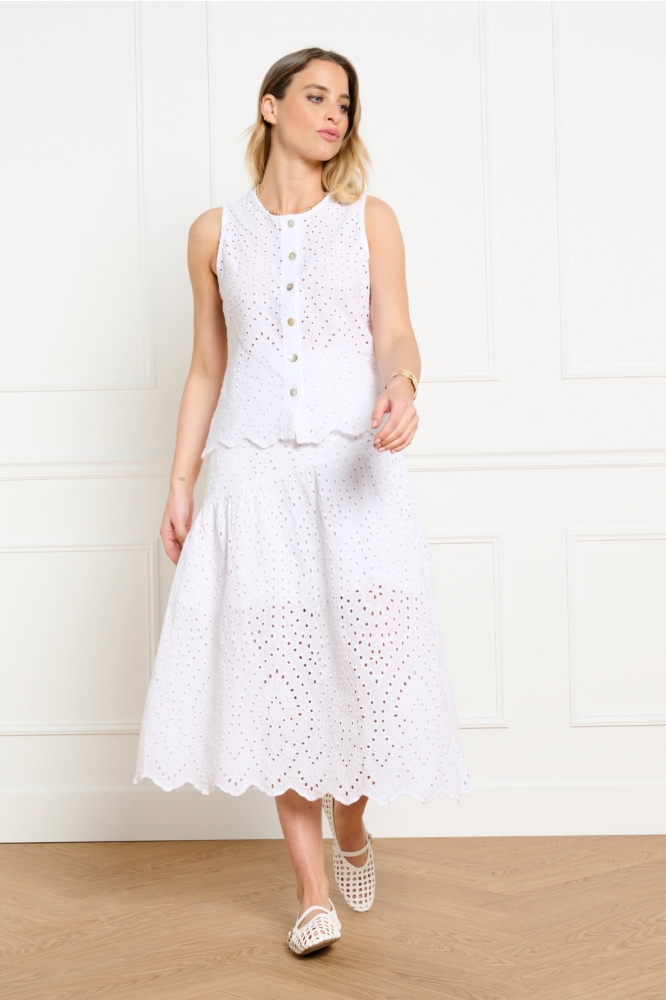 LolaLiza witte dames rok | Model