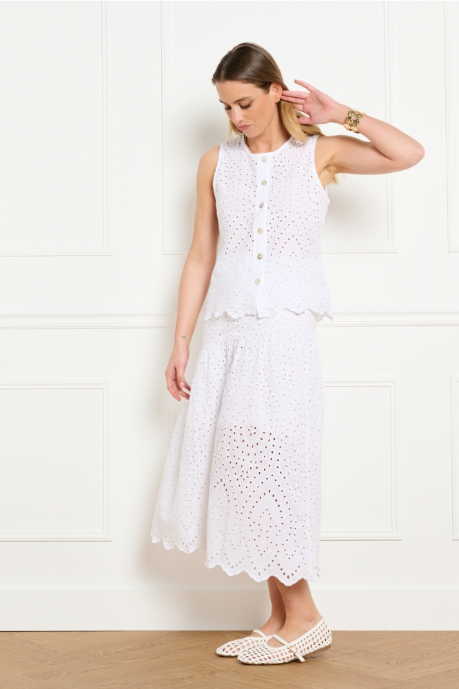 LolaLiza witte dames rok | Model