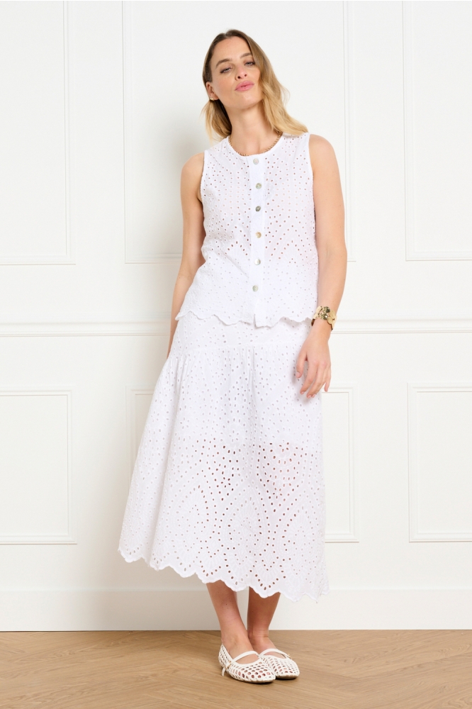 LolaLiza witte dames rok | Model