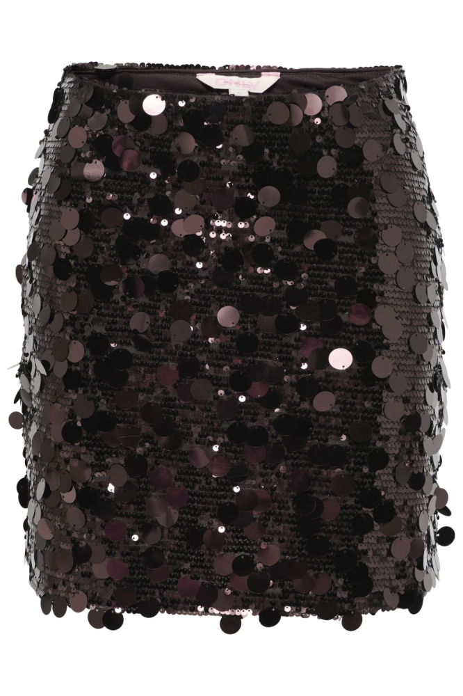 Only bruine dames rok | Vooraanzicht