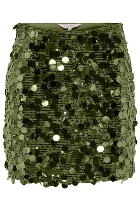 Only groene dames rok | Vooraanzicht