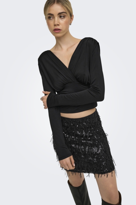 Only zwarte dames rok | Model