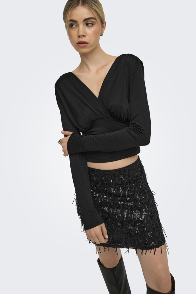 Only zwarte dames rok | Model
