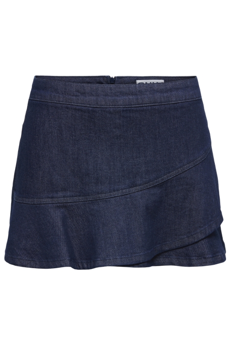 Only blauwe dames korte broek | Vooraanzicht