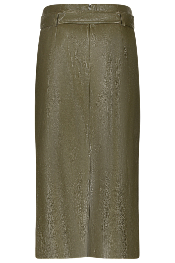 Geisha groene dames rok | Achteraanzicht
