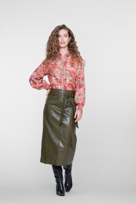 Geisha groene dames rok | Model