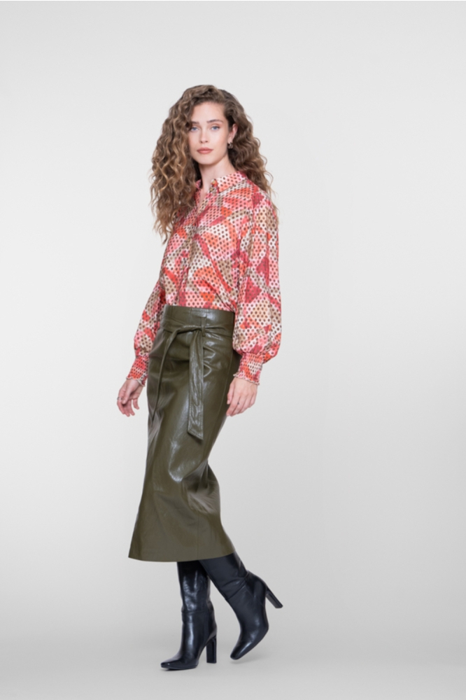 Geisha groene dames rok | Model