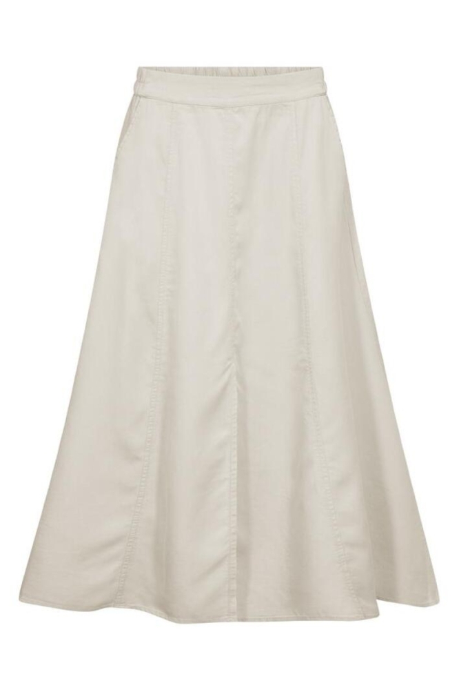 Freequent beige dames rok | Vooraanzicht