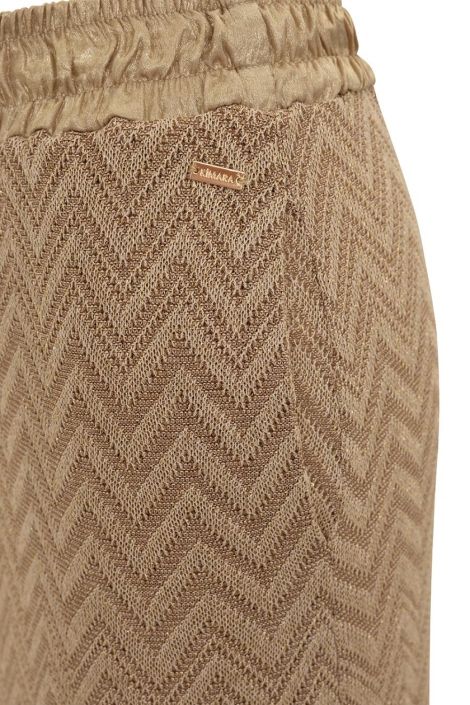 Kimara beige dames rok | Close up