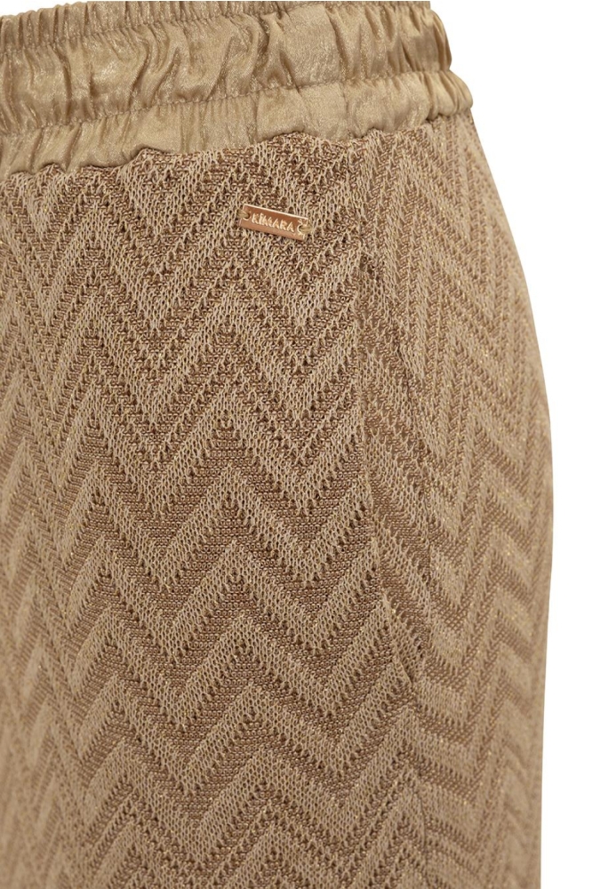 Kimara beige dames rok | Close up