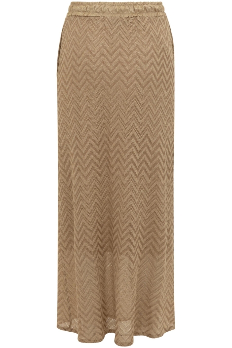 Kimara beige dames rok | Achteraanzicht