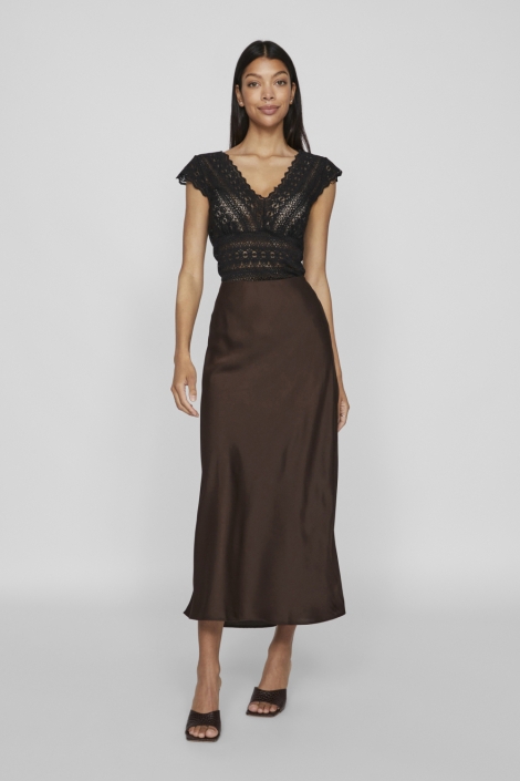 Vila bruine dames rok | Model