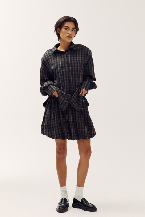 Harper & Yve grijze dames rok | Model
