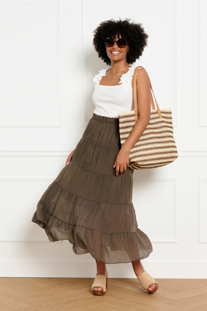 LolaLiza bruine dames rok | Model