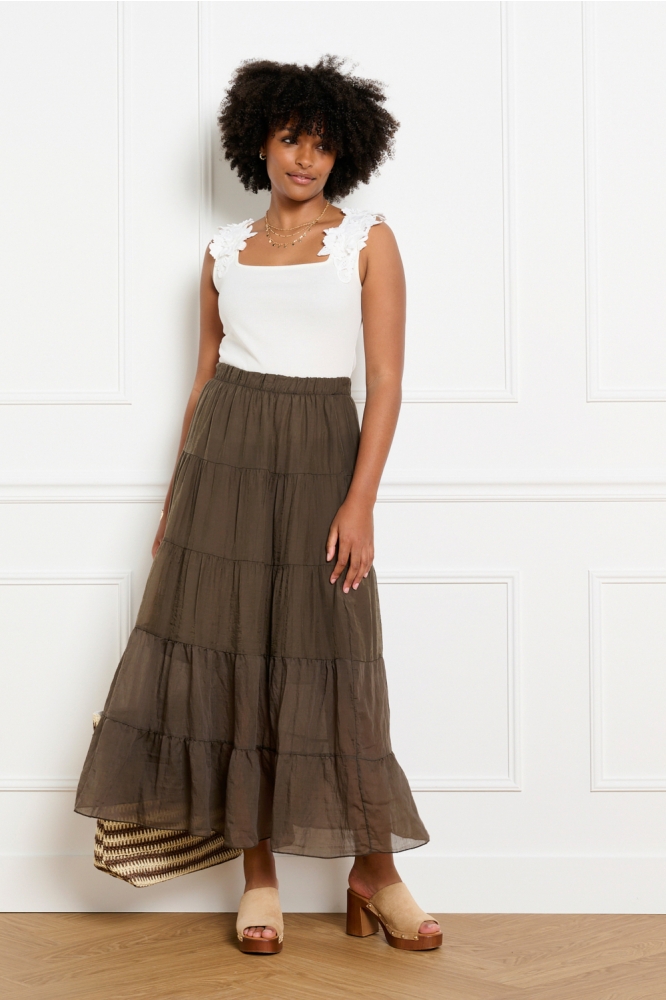 LolaLiza bruine dames rok | Model