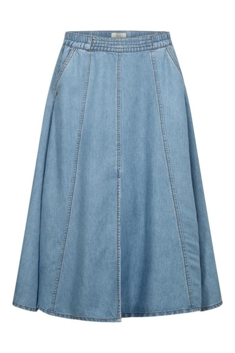 Freequent blauwe dames rok | Vooraanzicht