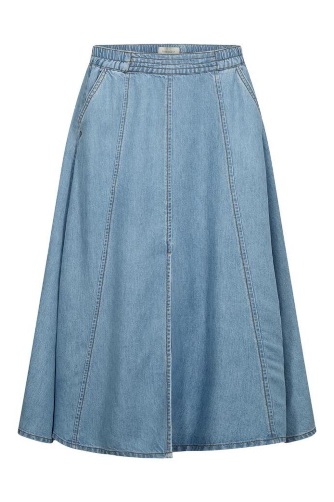 Freequent blauwe dames rok | Vooraanzicht