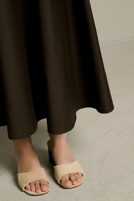 LolaLiza bruine dames rok | Close up