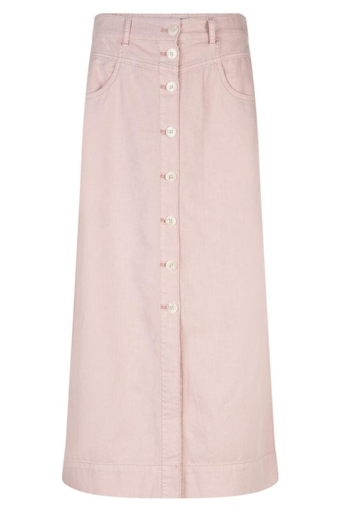 Red Button roze dames rok | Vooraanzicht