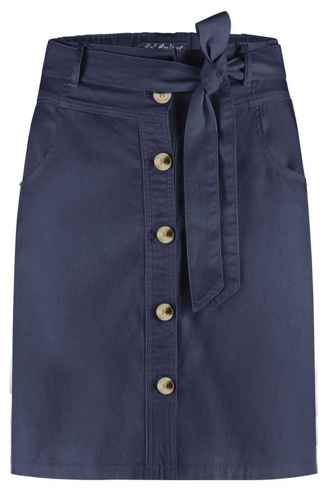 Red Button blauwe dames rok | Vooraanzicht