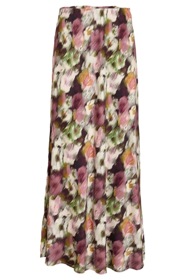 Minus Rok NADIA MAXI SKIRT MI7135 4009P ANDORRA RED PRINT
