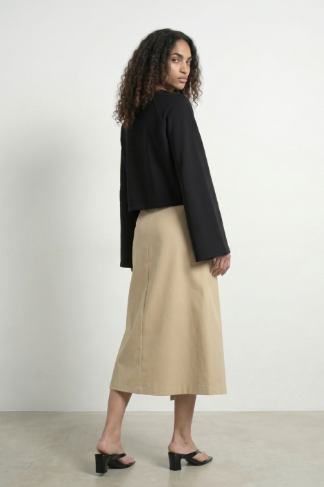 Hypedrop beige dames rok | Model