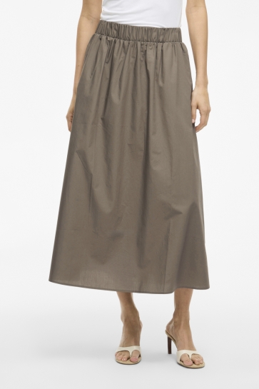 Vila visophie hw ankle skirt - noos Camel