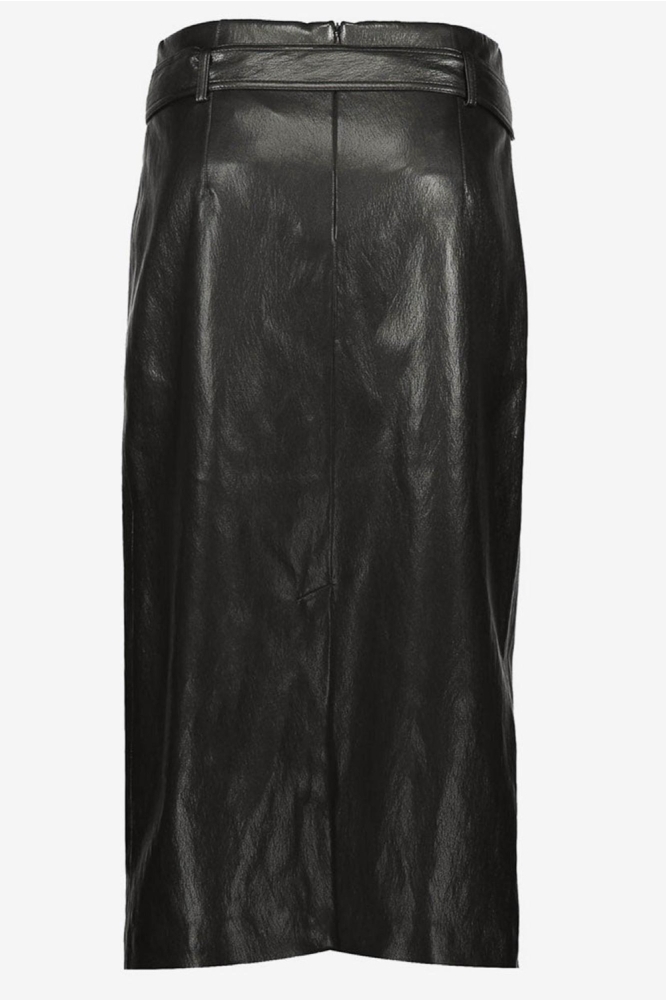 Geisha bruine dames rok | Achteraanzicht
