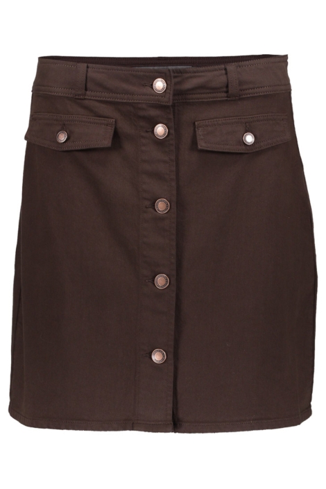 Geisha bruine dames rok | Vooraanzicht
