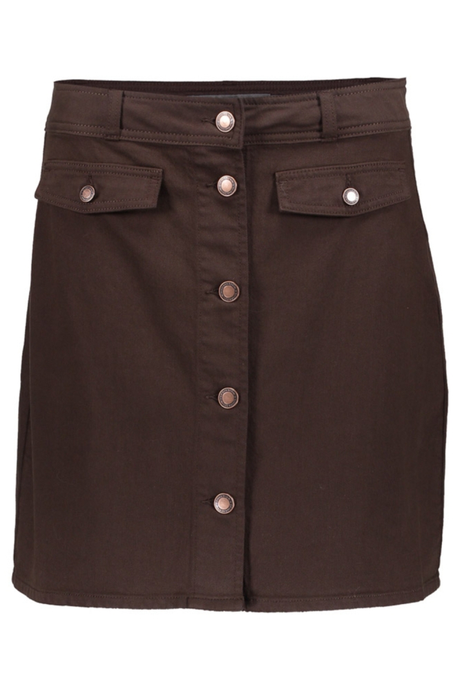 Geisha bruine dames rok | Vooraanzicht