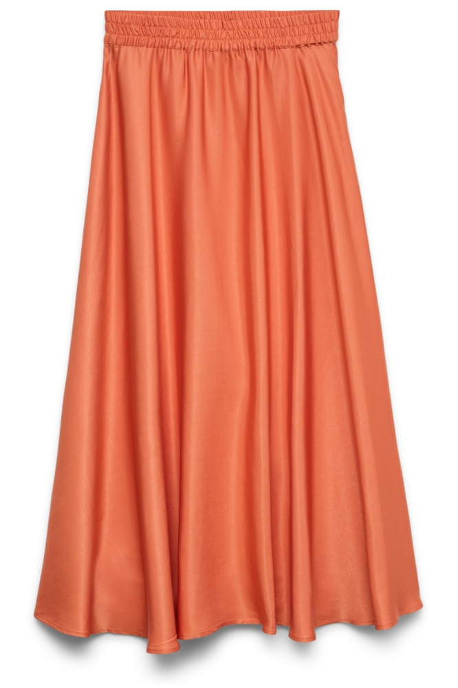 Vero Moda oranje dames rok | Vooraanzicht