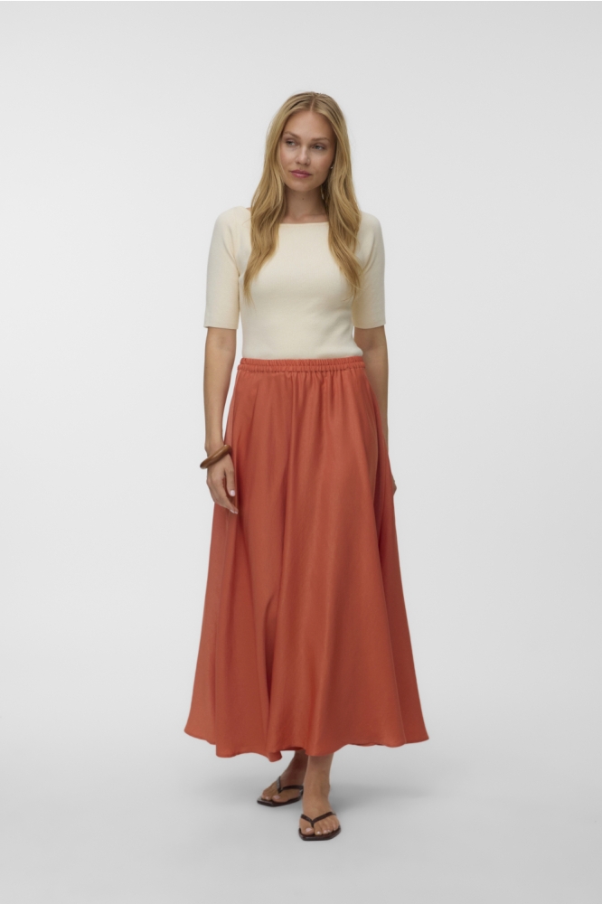 Vero Moda oranje dames rok | Model