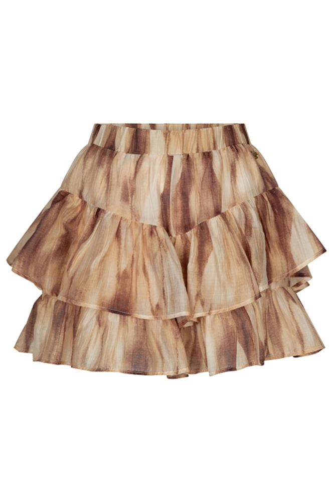 Lofty Manner bruine dames korte broek | Achteraanzicht