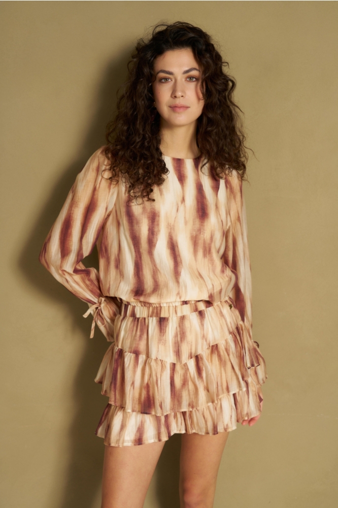 Lofty Manner bruine dames korte broek | Model