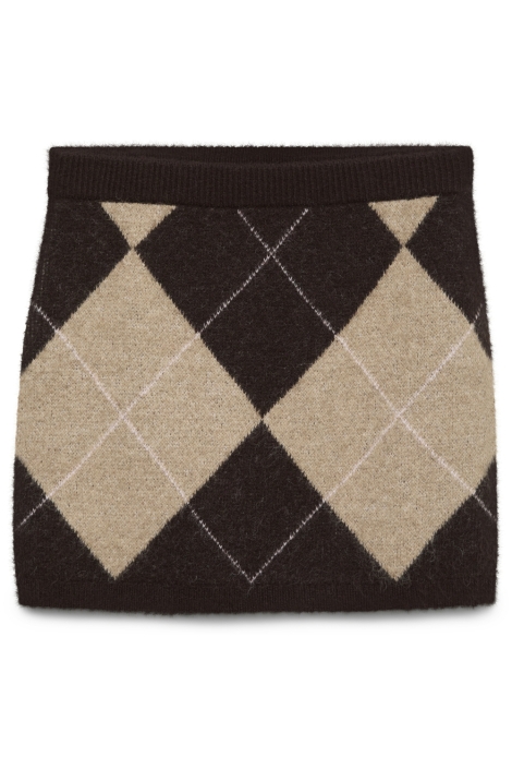Vero Moda bruine dames rok | Vooraanzicht