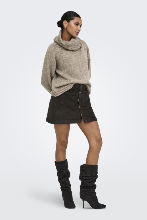 Only bruine dames rok | Model