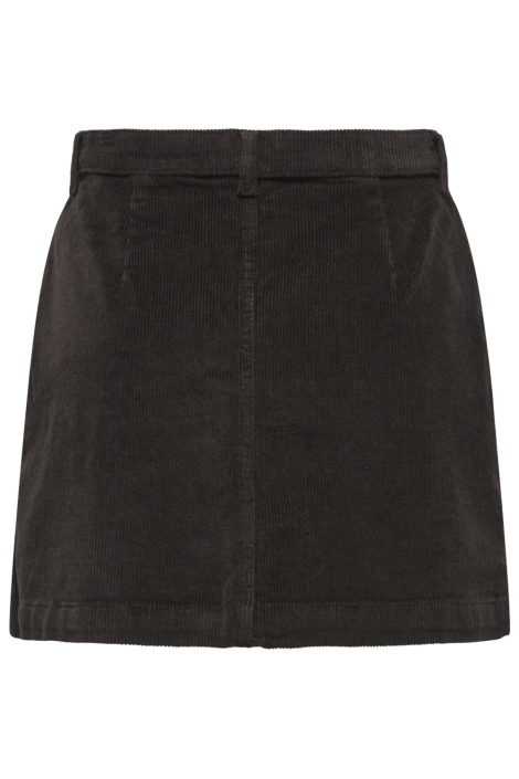 Only bruine dames rok | Achteraanzicht