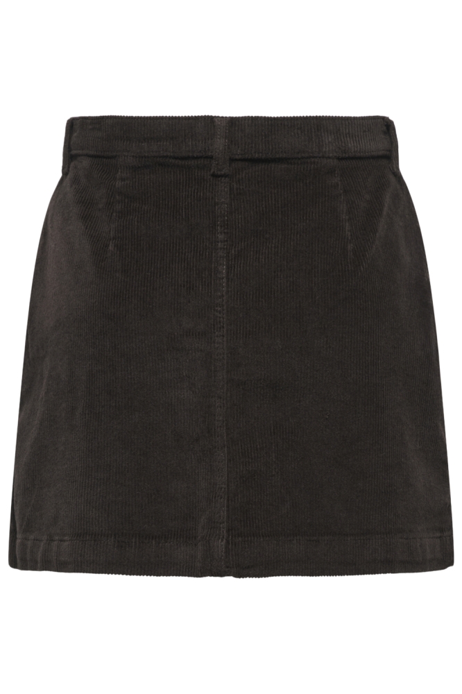 Only bruine dames rok | Achteraanzicht