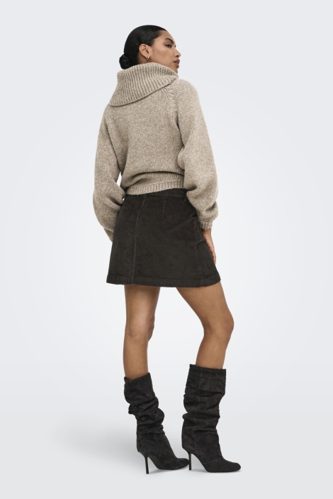 Only bruine dames rok | Model