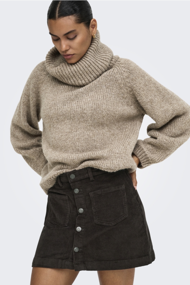 Only bruine dames rok | Model