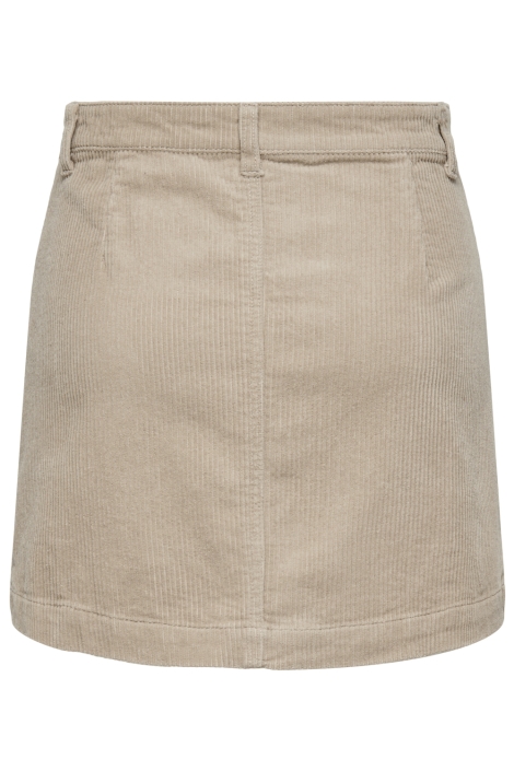 Only beige dames rok | Achteraanzicht