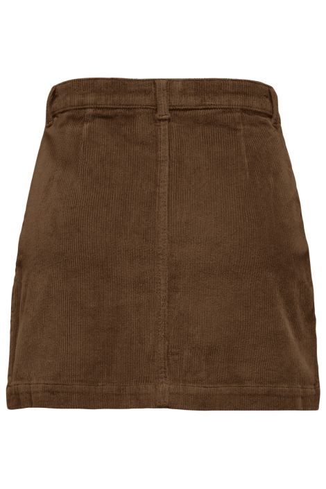 Only cognac dames rok | Achteraanzicht