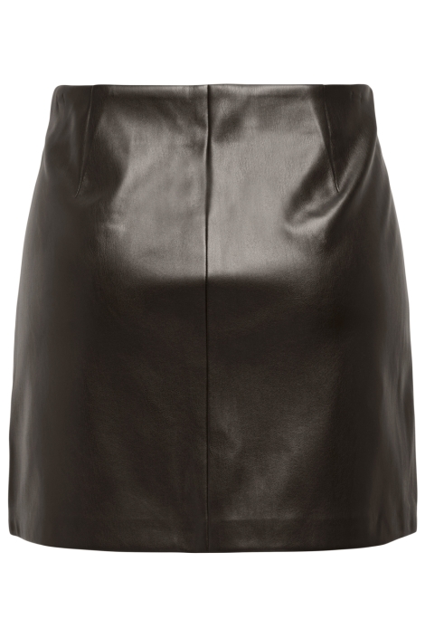 Only bruine dames rok | Achteraanzicht