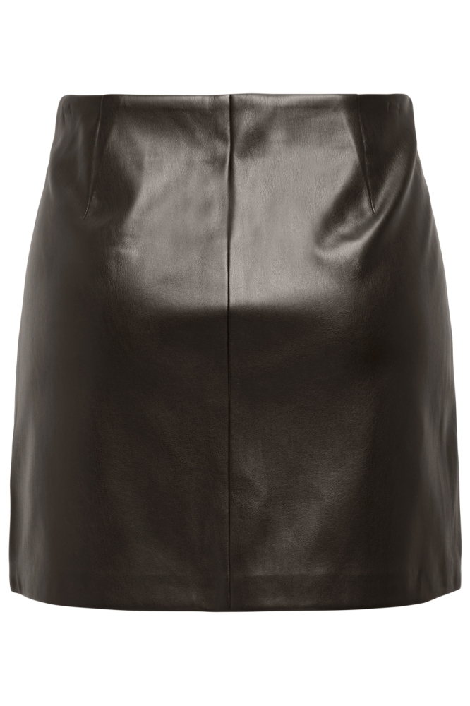 Only bruine dames rok | Achteraanzicht