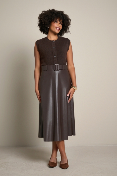 LolaLiza bruine dames rok | Model