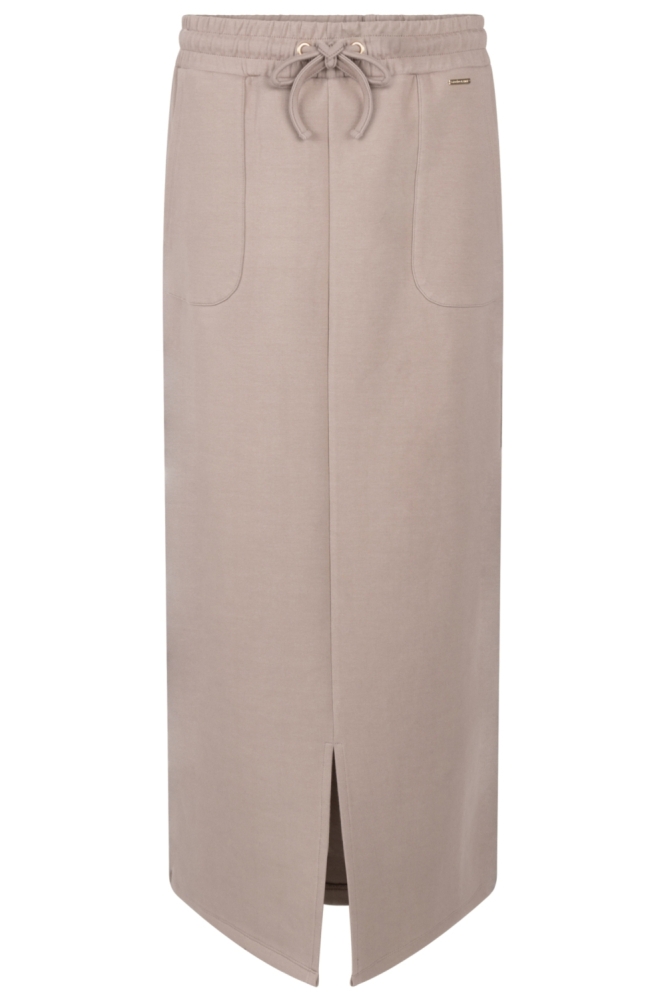Zoso taupe dames rok | Vooraanzicht